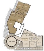 Hawke's Bay boutique accommodation - The Dome Penthouse floor plans